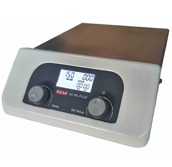 REMI 20ML Plus Magnetic Stirrer (Without Heating, 20 Litres, LCD, SS Top Plate)
